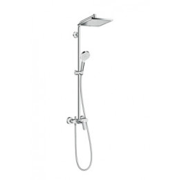 27284000 Crometta E 240 1jet Showerpipe с однорычажным смесителем