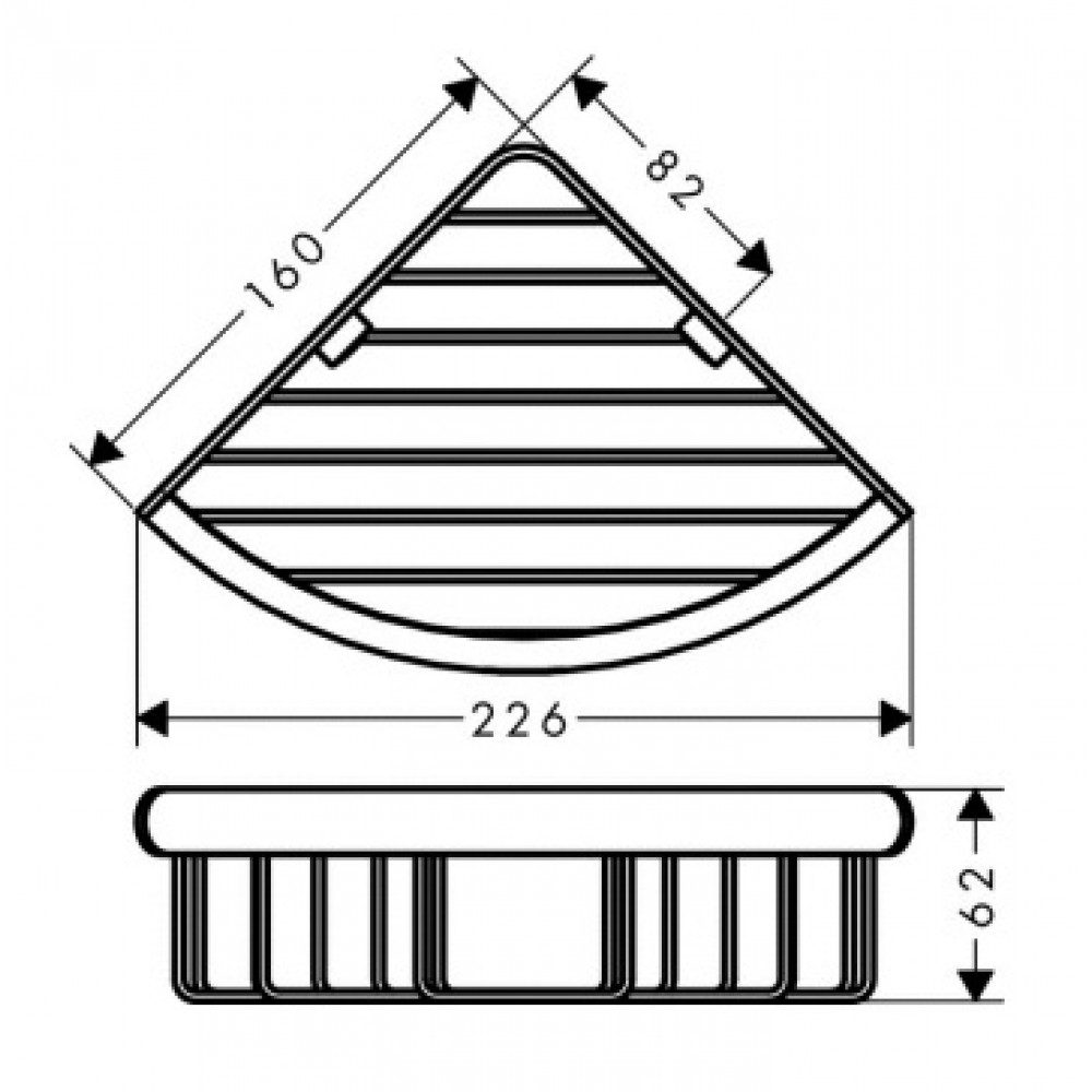 41710000 Logis Universal Угловая корзинка