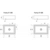 Умывальник FORMY 01 600 D без перелива