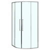 AZ-S43-90-MGR-CL Душевое ограждение SHANGHAI ROD-90х90х195-MGR-CL, прозрачное стекло 6 мм, профиль матовый графит