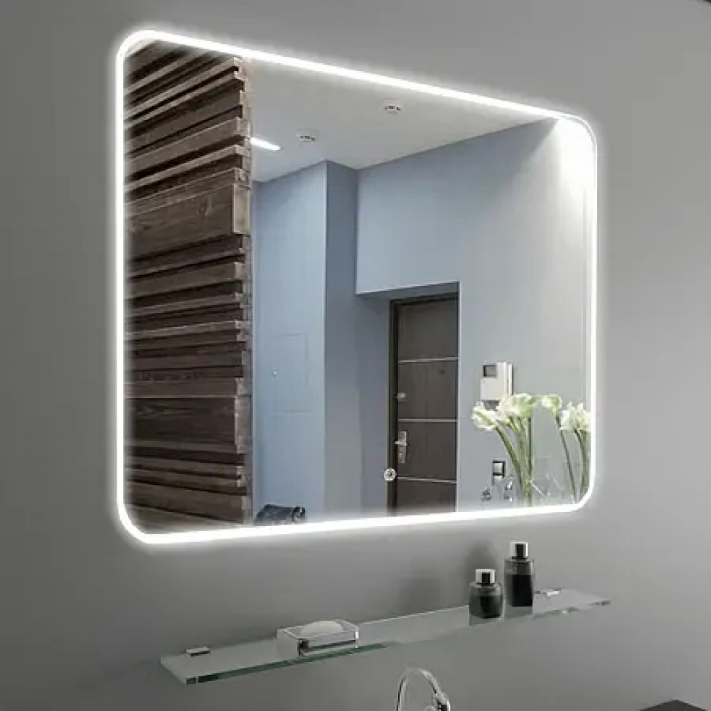 AZARIO зеркало Alone Raggio влагостойкое с подсветкой 800*600
