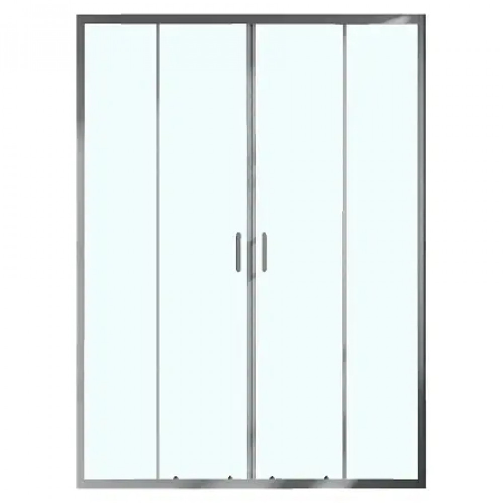 AZ-362K2-170-MGR-CL Душевое ограждение TOKYO DRO-170х195-MGR-CL, прозрачное стекло 6 мм, профиль матовый графит