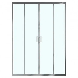 AZ-362K2-170-MGR-CL Душевое ограждение TOKYO DRO-170х195-MGR-CL, прозрачное стекло 6 мм, профиль матовый графит