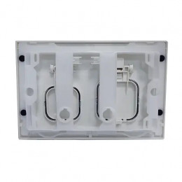 AZARIO NEW-TS Клавиша смыва AZ-ABS-002-GG САТИН (квадратная) пластик, 245х162,5х28,3мм (инст. AZ-G12 и AZ-TS006T)