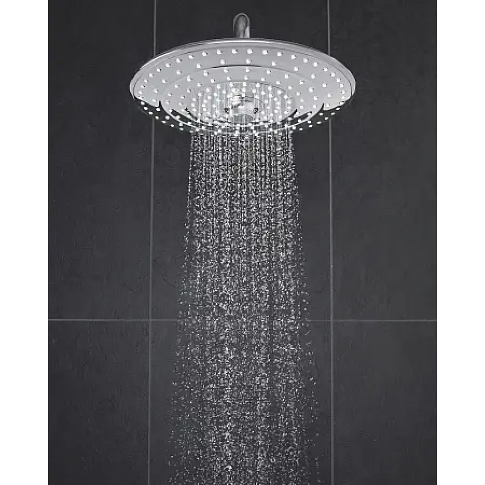 23061003 Euphoria 260 Concetto Душевая система со смесителем для душа, 9.5 л/мин(круглый верхний душ Ø260, 3 режима струи, ручной душ-стик)