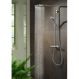 27633670 Raindance Select S Showerpipe 240 1 jet with PowderRain, черный матовый