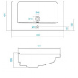 АКВАТОН Миранда-80 Умывальник