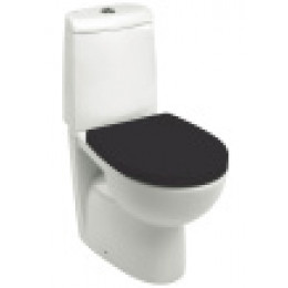 VICTORIA NORD Сиденье с черной крышкой микролифт