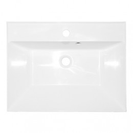 Комплект Тумба Эстима 60/2Н напольная с раковиной Астория 60 Графит