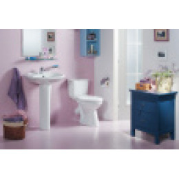 Унитаз-компакт "Бриз" (эконом: 1-реж., полипроп)