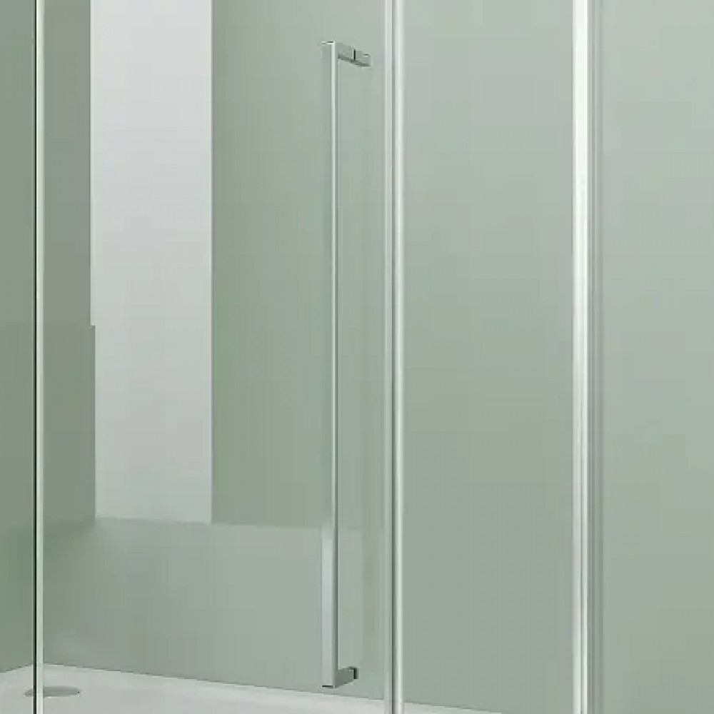 AZ-J50-90-MGR-CL Душевое ограждение MALE SQR-90х90х195-MGR-CL, прозрачное стекло 6 мм, профиль матовый графит