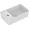 T299501 STRADA II Guest Асимметричный умывальник 45 см (платформа и отверстие под смеситель слева), для монтажа с дизайн-сифоном