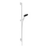 24171700 Pulsify Select S Душевой набор 105 3jet Relaxation EcoSmart со штангой 90 см, матовый белый