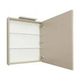 OLETA Шкаф зеркальный 600мм правый, капучино матовый