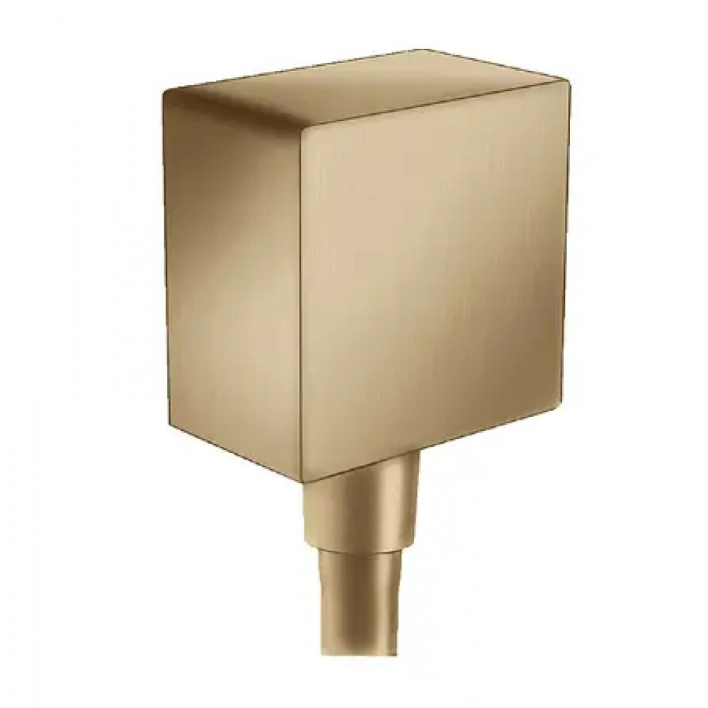 26455140 FixFit Square Шланговое подсоединение с клапаном обратного тока, шлифованная бронза