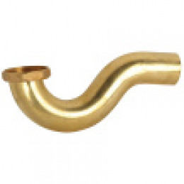 Сифон без выпуска для ванны и душ. поддона G 1 1/2 х 40 латунь, AZARIO, AZ-113-Br