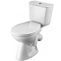 Унитаз-компакт "Бриз" (эконом: 2-реж., дюро, метал крепеж)