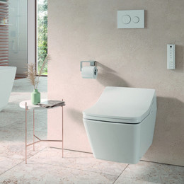 TOTO RX TCF896CG#NW1 Сиденье-биде WASHLET SX с технологией EWATER+,с пультом дистанционного управления