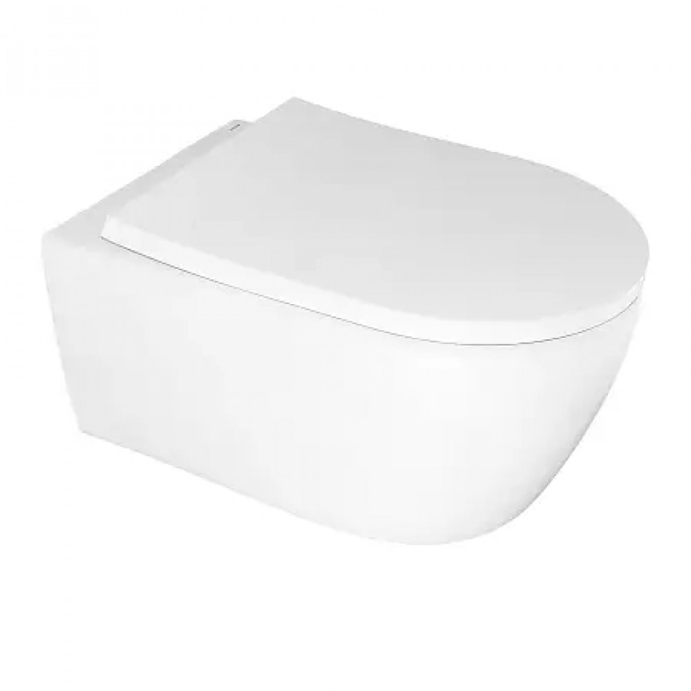 NEMI Унитаз подвесной с сиденьем микролифт, дюропласт. Размер:530*360*360mm