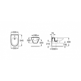 VICTORIA LAURA Низ к биде подвесное