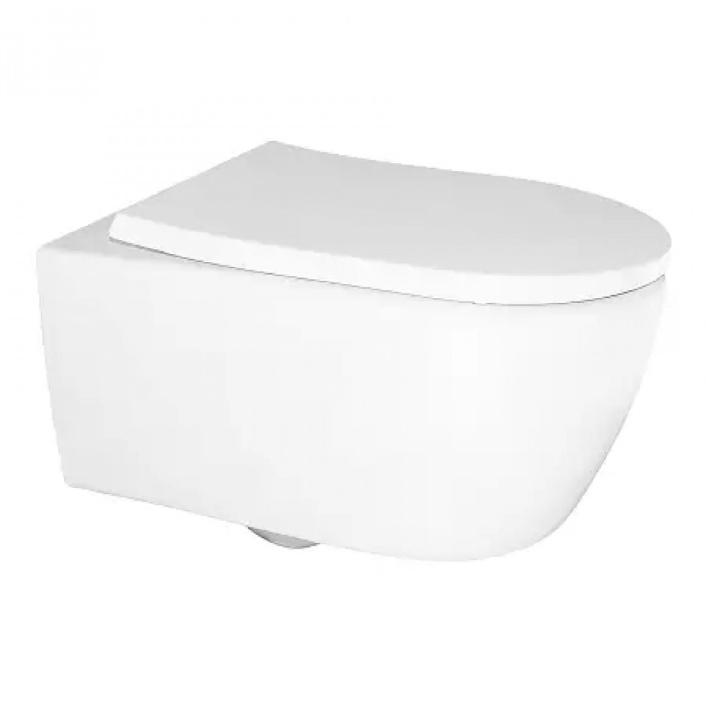 NEMI Унитаз подвесной с сиденьем микролифт, дюропласт. Размер:530*360*360mm