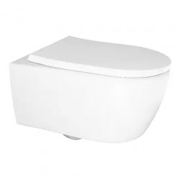 NEMI Унитаз подвесной с сиденьем микролифт, дюропласт. Размер:530*360*360mm