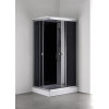 Душевая кабина CS-5180-13R G, 100*80*215 низкая, серая, прямоугольная, стекло 4мм, поддон 13 см