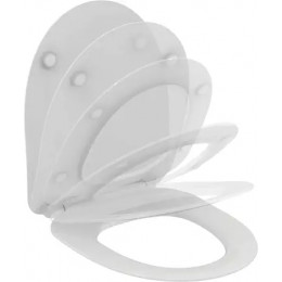 T467601 i.life A Сидение и крышка для унитаза с функцией плавного закрытия, дюропласт, с функцией fast fix (легкосъемное)