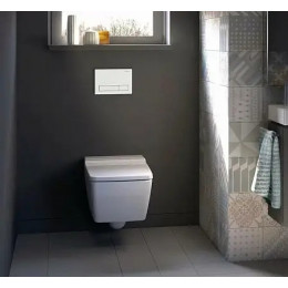 Клавиша смыва AZARIO механическая,белый глянец (прямоугольная) (инст.AZ-ИУ00009)