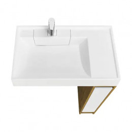 Лондри 20 Тумба без фасада под с/маш Дуб рустикальный