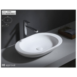 AZ-4542 Раковина накладная  59*40*10