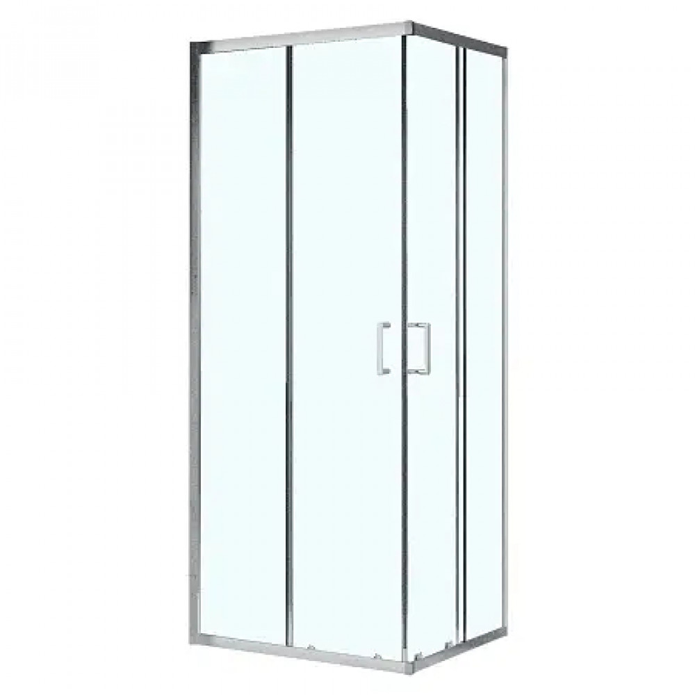 AZ-R36-100-CH-CL Душевое ограждение VIENNA SQP-100х100х195-CH-CL, прозрачное стекло 6 мм, профиль хром