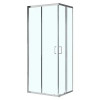AZ-R36-100-CH-CL Душевое ограждение VIENNA SQP-100х100х195-CH-CL, прозрачное стекло 6 мм, профиль хром