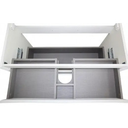 Комплект тумба Velluto 100 (100*660*450) подвесная с раковиной Слим 100