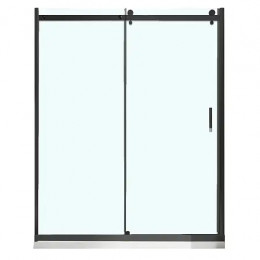 AZ-733-170-BM-CL Душевое ограждение BERN DRO-170х195-BM-CL, прозрачное стекло 6 мм, профиль матовый черный