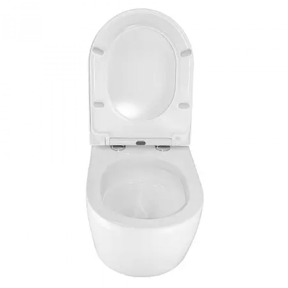 NEMI Унитаз подвесной с сиденьем микролифт, дюропласт. Размер:530*360*360mm