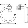41724000 Logis Universal полотенцедержатель - кольцо, хром