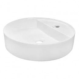 AZ-3220 Раковина накладная круглая Размер:450*450*110 мм белый глянец