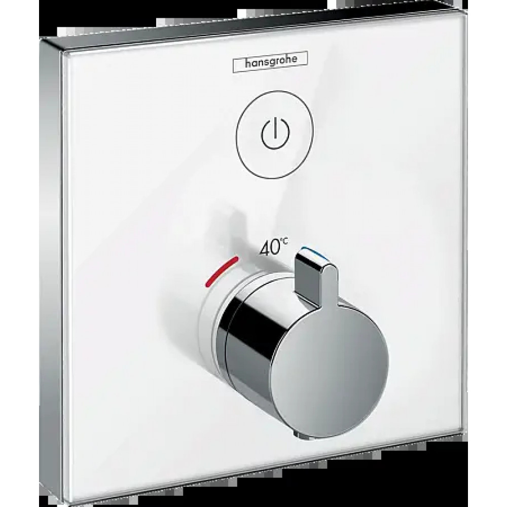 15737400 Термостат ShowerSelect Glass для одного потребителя, стеклянный, СМ