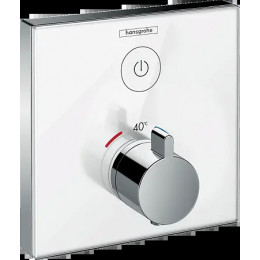 15737400 Термостат ShowerSelect Glass для одного потребителя, стеклянный, СМ