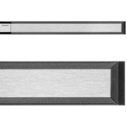 154.451.00.1 CleanLine20 Крышка душевого канала L=30-130см, с покрытием из нержавеющей стали/черная, полированная нержавеющая сталь