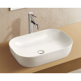 AZ-2143P Раковина накладная. Размер 610*400*160 глянец белая