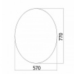 LORANTO зеркало Овал 570х770