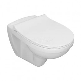 Пэк "Бореаль" rimless (подвес. безободковый унитаз с тонким сиденьем, инсталляция, панель черн. матт)