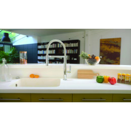 E23310-CP SPIRALE Смеситель для кухни с вытяжным изливом, хром