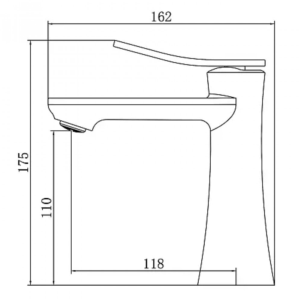 Escaro Cмеситель для раковины, сатин