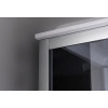 Душевая кабина CS-5180-13L G, 100*80*215 низкая, серая, прямоугольная, стекло 4мм, поддон 13 см