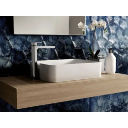 A7114AA EDGE Vessel Однорукоятковый смеситель для умывальника, керамический картридж 25 мм без функции HWTC, без функции CLICK, гибкая подводка G3/8"