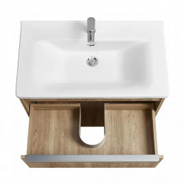 Хоуп Тумба-умывальник 80/1 Орех (БЕЗ Умывальника Миранда-80)