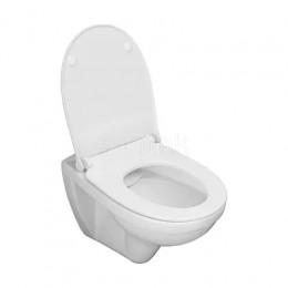 Пэк "Бореаль" rimless (подвес. безободковый унитаз с тонким сиденьем, инсталляция, панель черн. матт)